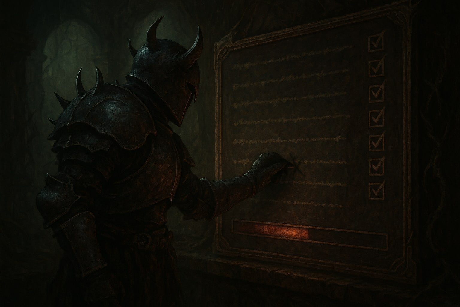 example screenshot of PoE Source’s campaign checklist interface with checkboxes and progress bar